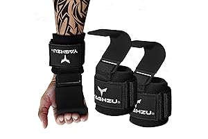 Premium Wrist Straps With Hooks For Weightlifting