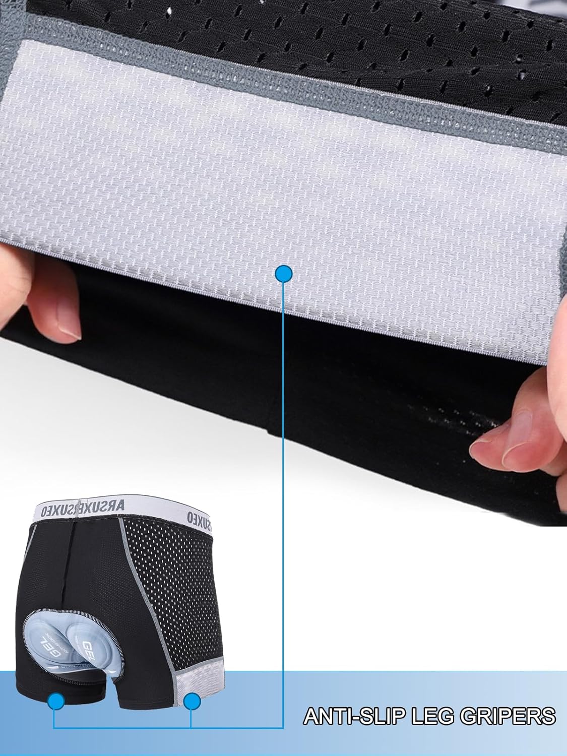 Men's Bike Shorts Underwear Padded Cycling Biking Road Riding Bicycle Pants Biker Cycle Shorts for Men