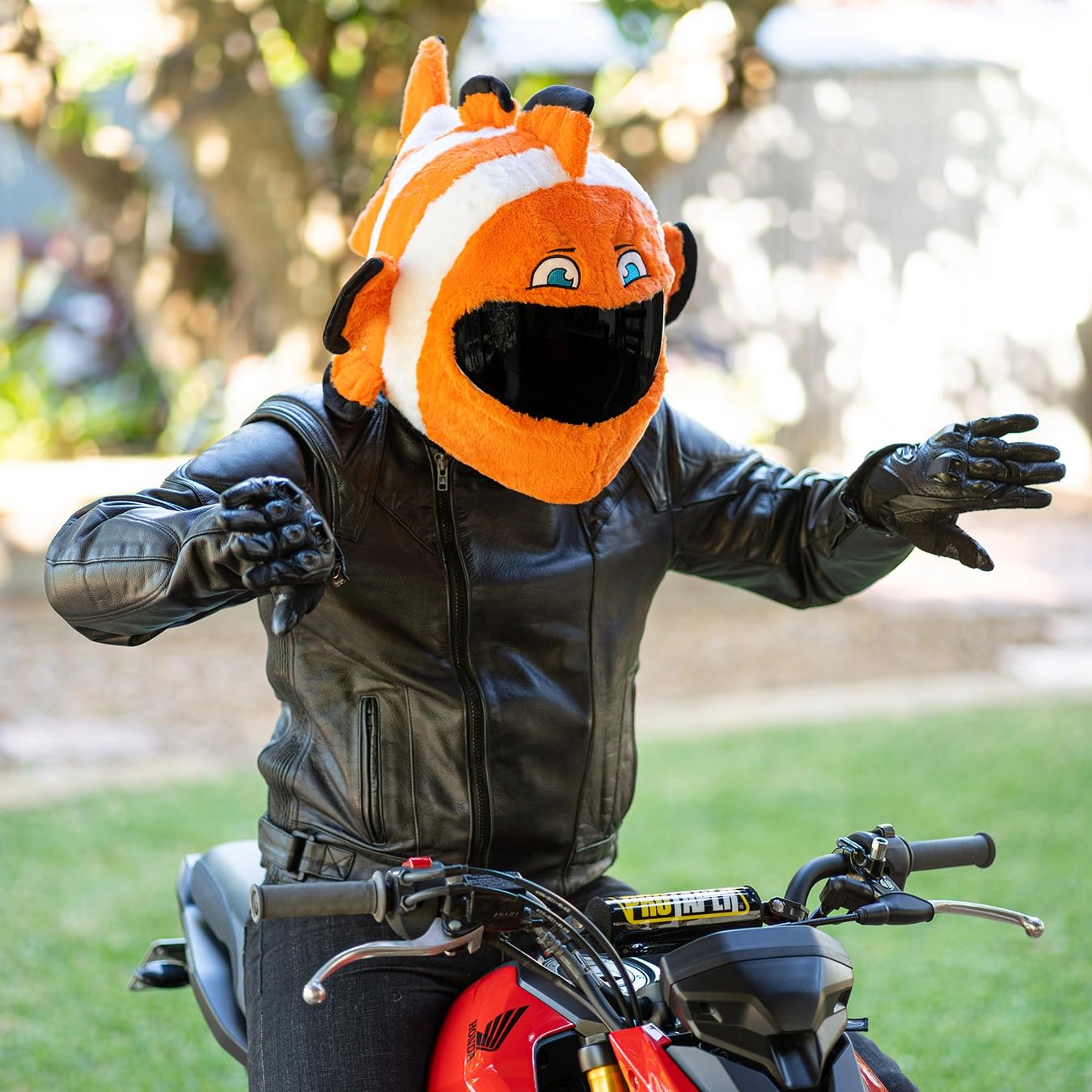 Moto Loot Helmet Cover for Motorcycle Helmet, Fun Rides and Gifts (Cover Only. Helmet Not Included)