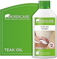Vista 8 de Nordicare Aceite de teca (1 litro) – Aceite de madera para toda la zona interior – Revive el color original de la madera – Aceite de teca premium