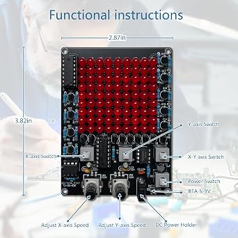 EIELE soldering kit Multi-directional adjustable running light led soldering kit electronic project kit