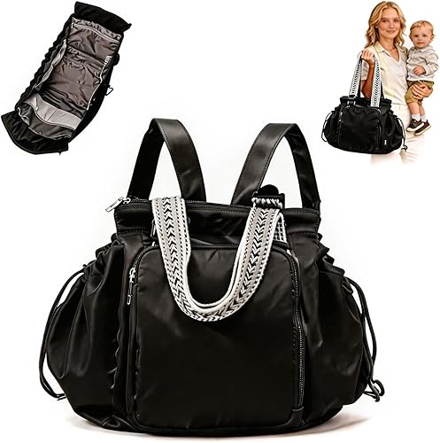 Miniatura 6 de Diaper Bag Tote for Women Convertible Everyday Tote Backpack Hospital Essentials with 15 Compartments