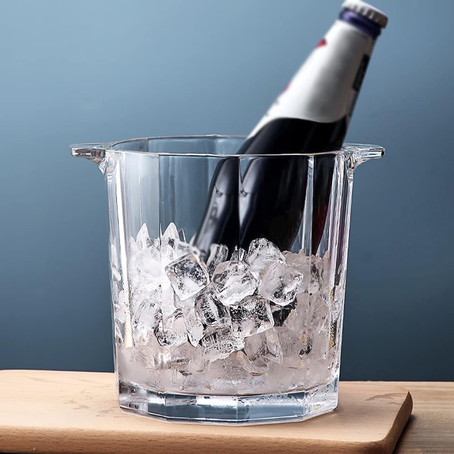 ⭐️クリスタルガラス クリア クリスタルガラス アイスバケツ 1.6l アイスペール | Amazon アイスバケットワインクーラー⭐️ 食器