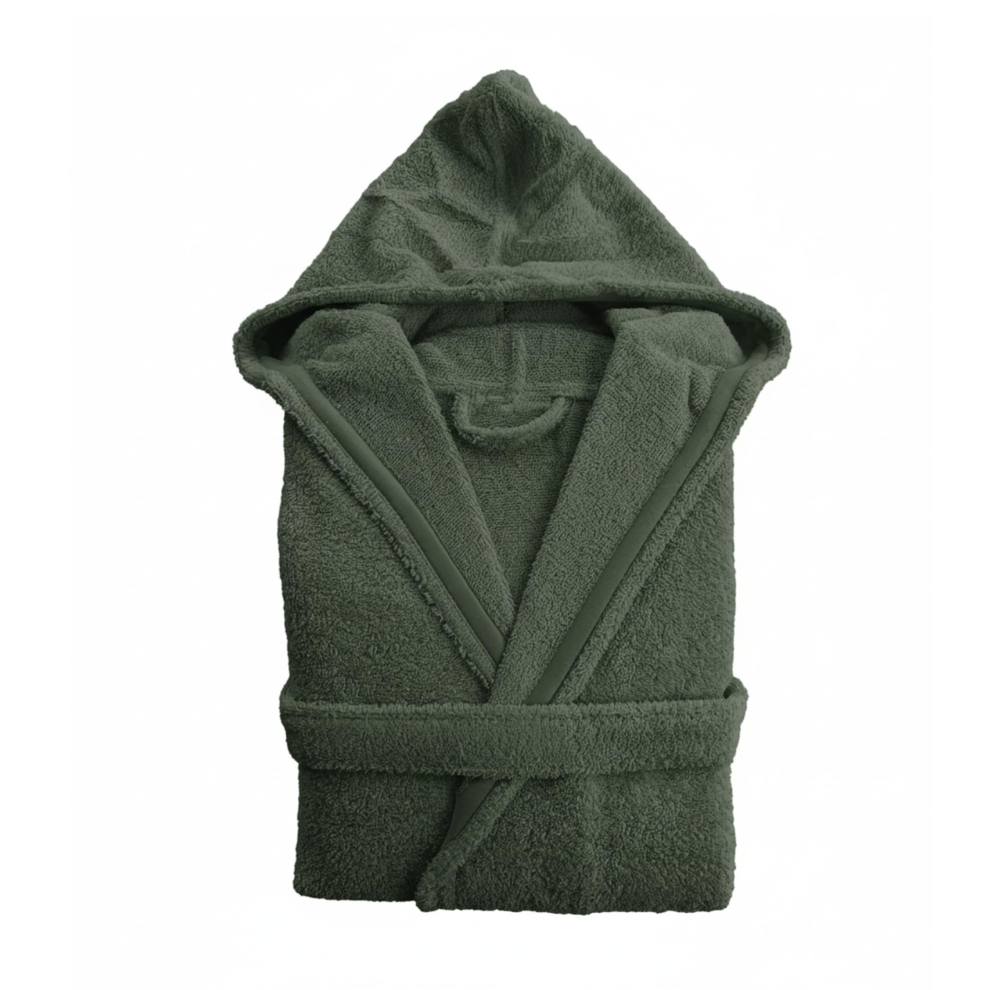 Albornoz de Baño Unisex con Capucha 100% Algodón OEKO-TEX – Bata para Hombre y Mujer – Rizo Americano 420 gsm – Suave y muy Absorbente