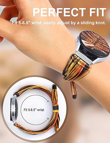 Miniatura 2 de JR.DM Correa de reloj bohemia, compatible con Samsung Galaxy Watch 654 de 1.575 pulgadas, 1.732 pulgadas, Galaxy Watch 5 Pro de 1.772 pulgadas,