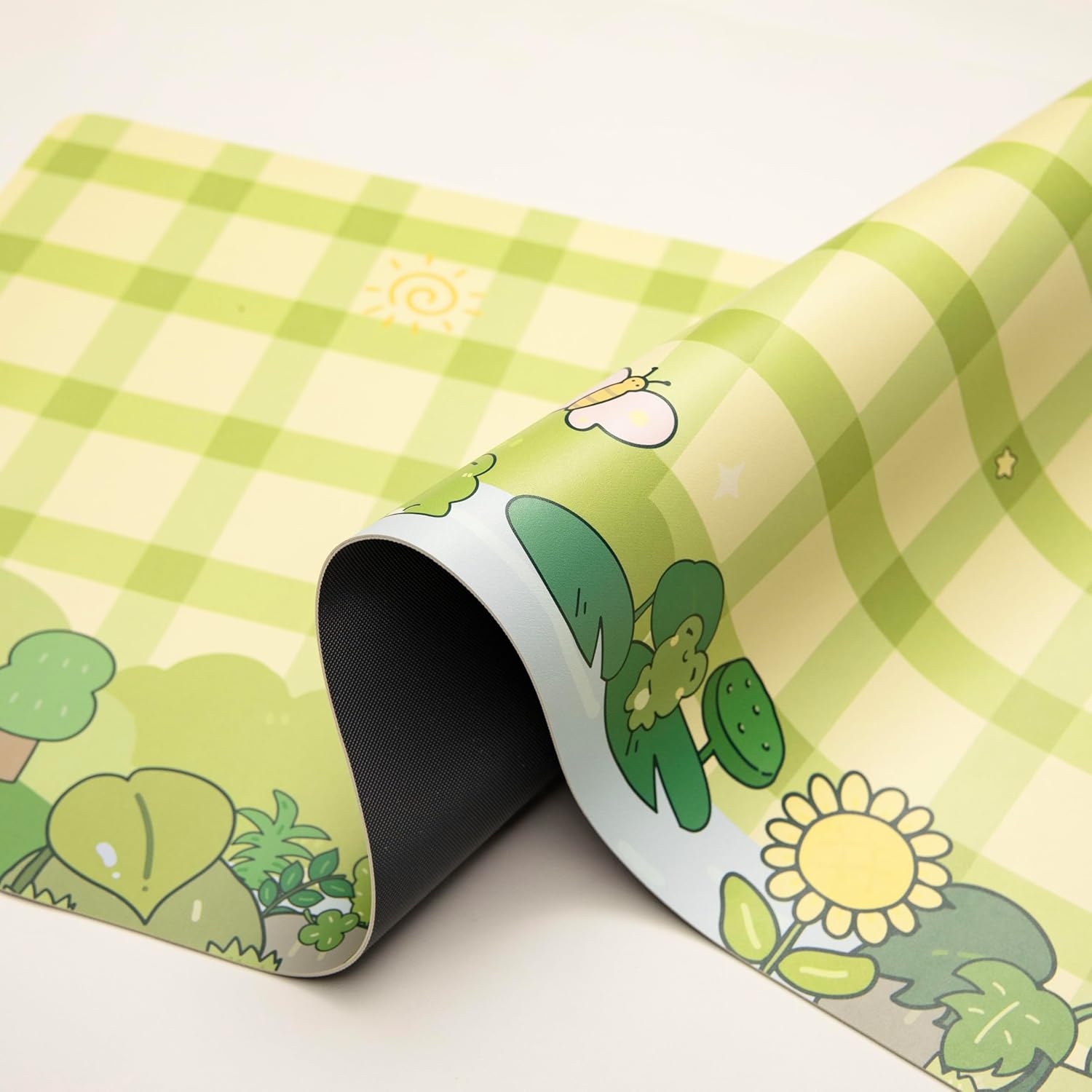 KiiBoom X Cosydiaries Rainy Froggy Day Keycap Set with Desk Mat
