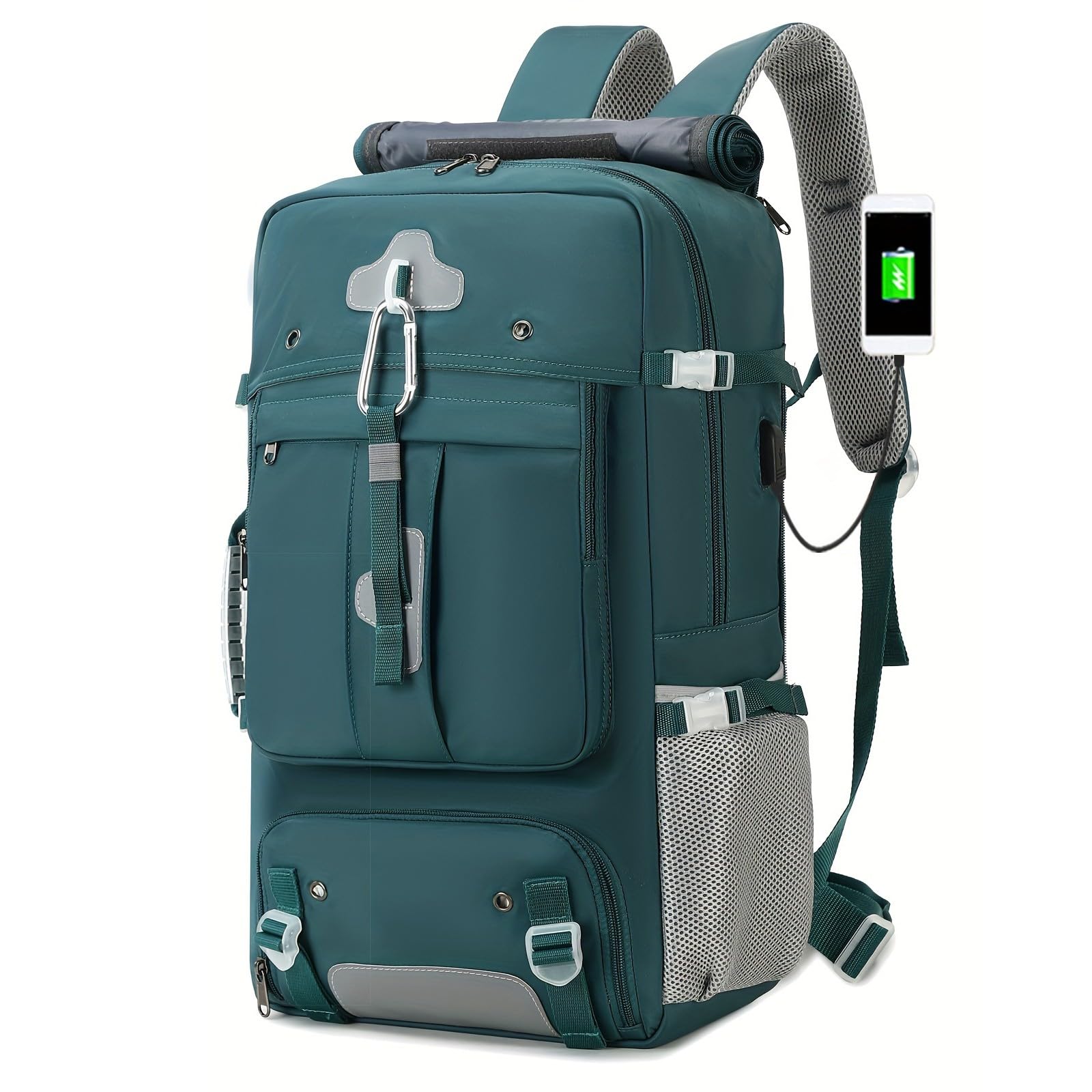Mochila infantil informal para niños, mochila escolar grande, mochila de senderismo para hombre, viaje, resistente al aire libre, mochila de camping con compartimento espacioso, mochila de agua para
