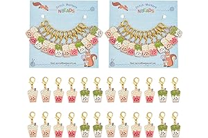 NBEADS Boba Tea Cup Stitch Markers