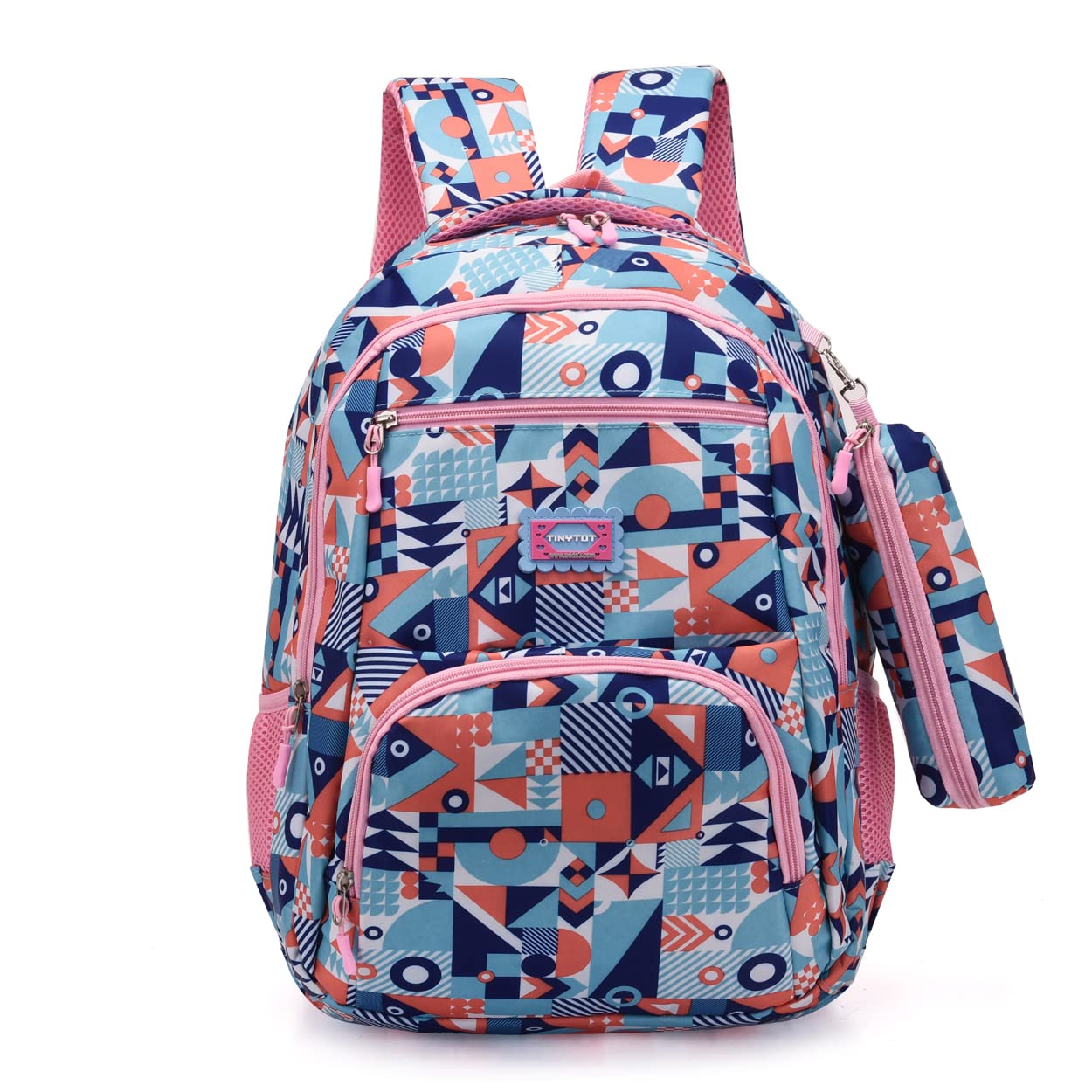 Tinytot 26 Litre, Stylish & Trendy Water Resistant High Storage Graphic Printed School Bag College Backpack Travel Backpack Bag with Pencil Pouch, for Girls & Women, 2nd Standard onward, 18 Inch 4