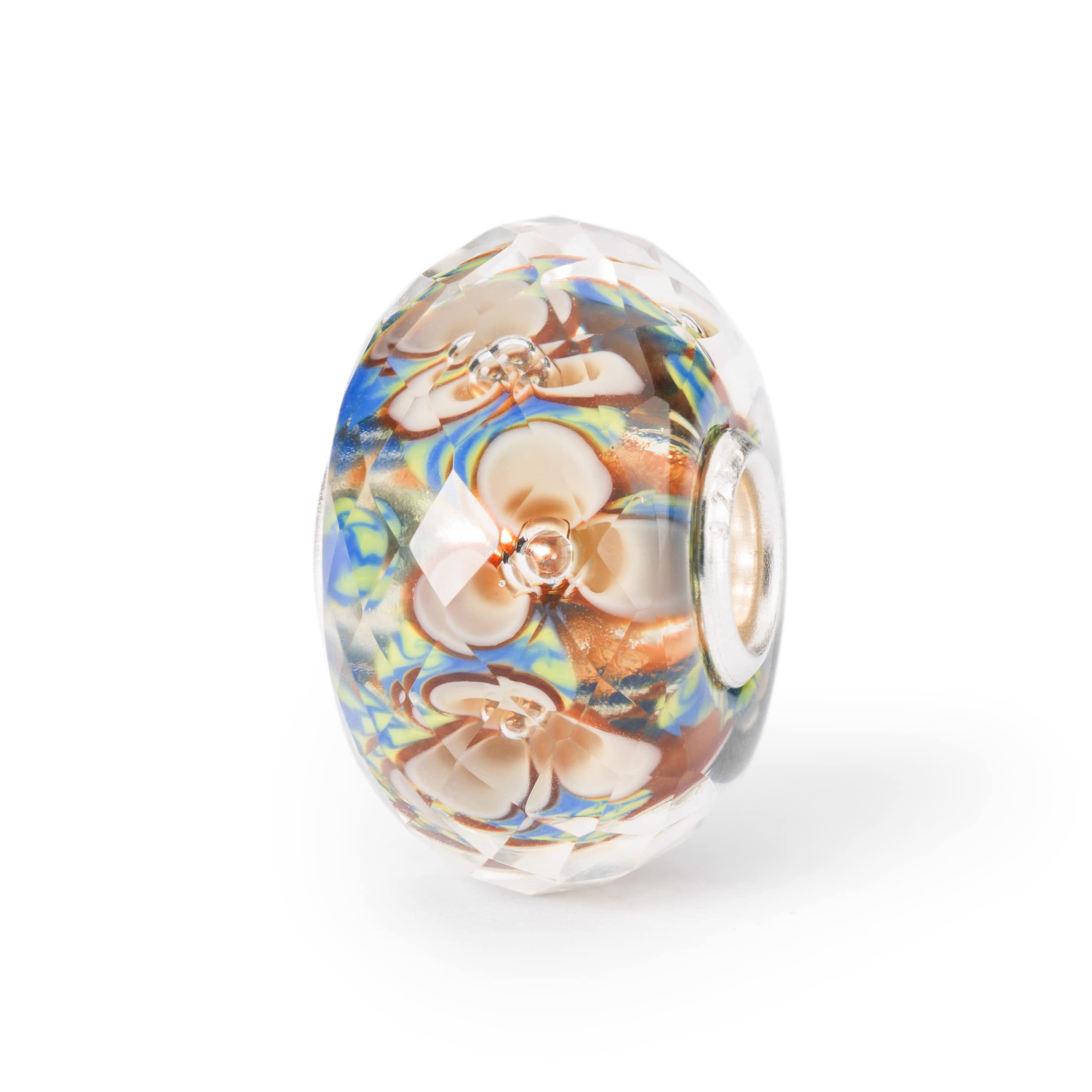 Trollbeads Fiori selvatici, misura unica, Vetro, Nessuna pietra preziosa