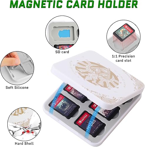 Miniatura 5 de Funda de transporte compatible con Nintendo SwitchSwitch OLED, Tear of The Kingdom Carcasa rígida de viaje portátil para accesorios de Switch con