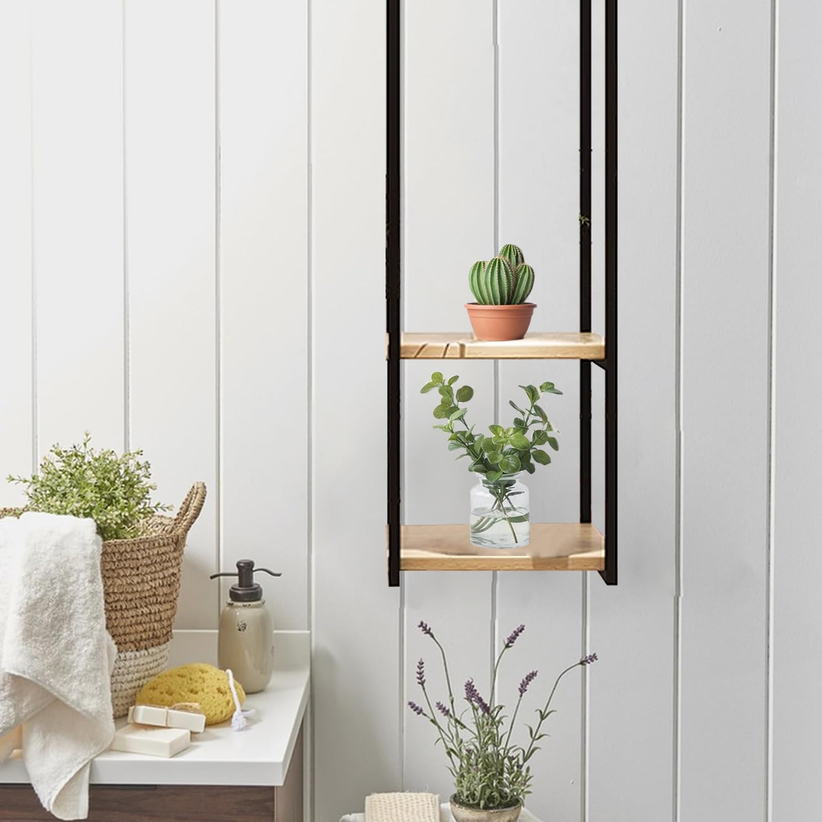 Support de pot de fleurs suspendu en fer pour protéger vos plantes et décorer