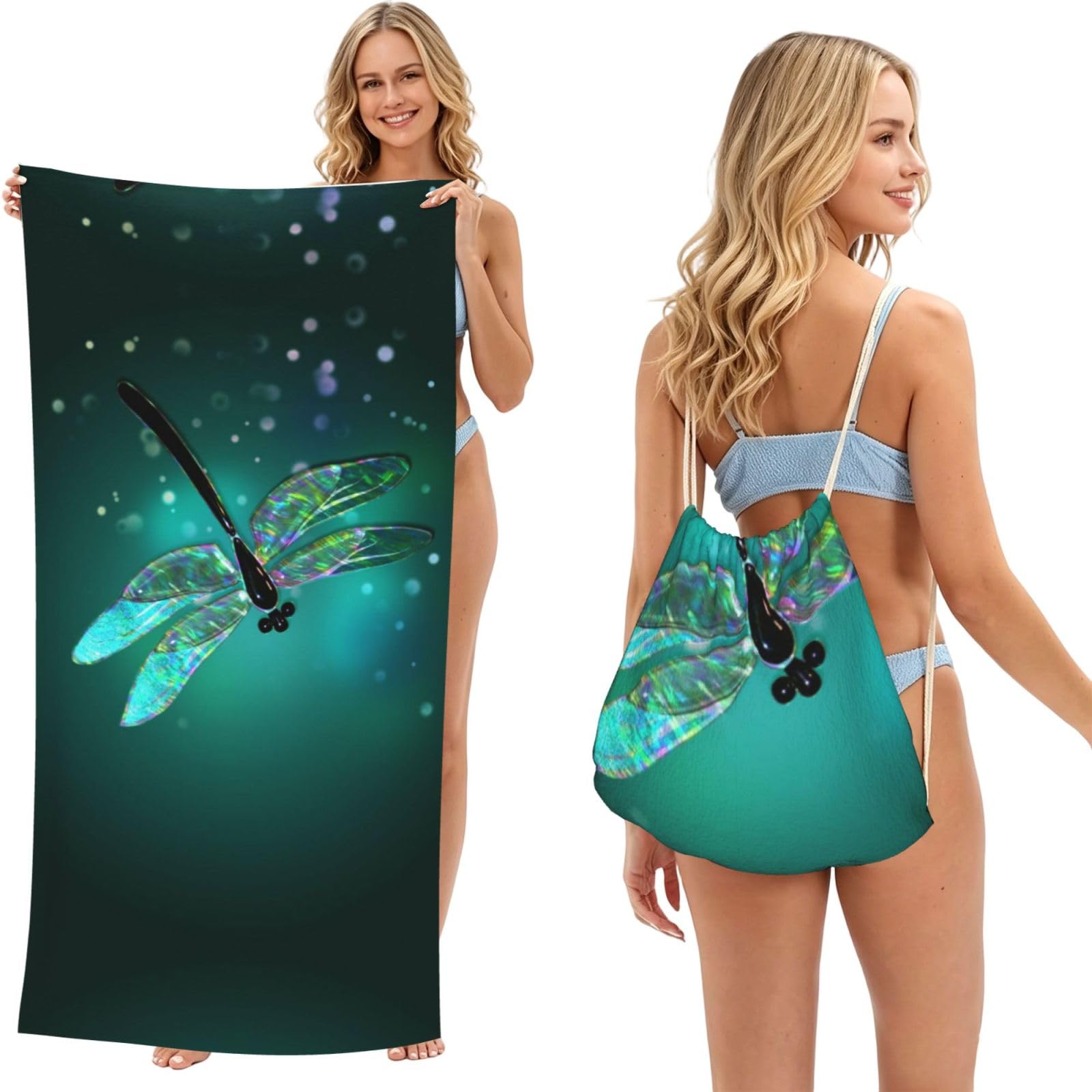 Serviette de plage grand confort au design galaxie moderne pour la piscine