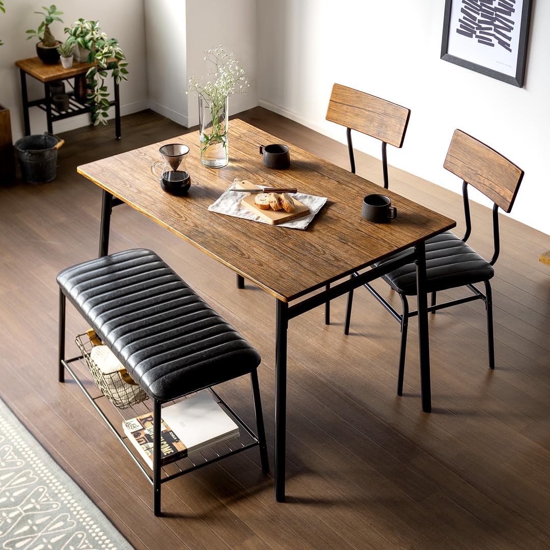 Amazon｜エア・リゾーム ダイニングテーブルセット 4人用 ダイニング