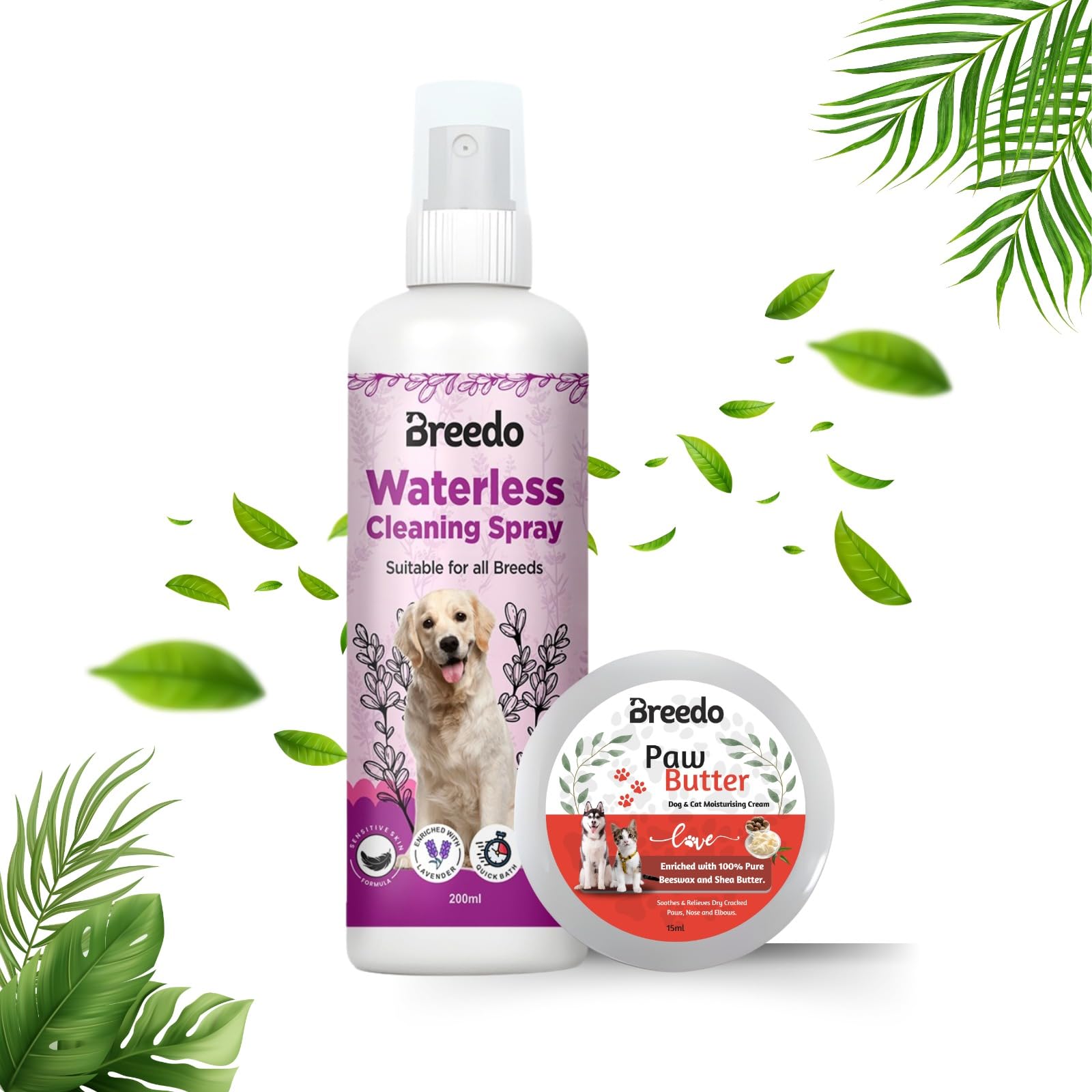 See full amazon price history chart for Breedo Dog Lavender DryBath Spray (200ml) + Paw Butter Moisturizing & Soft Cream(15ml) | Paw Butter Effective to Soften, Dry, Cracked, Paws & Elbows|| Dog Shampoo (215 ml) Breedo Dog Lavender DryBath Spray (200ml) + Paw Butter Moisturizing & Soft Cream(15ml) | Paw Butter Effective to Soften, Dry, Cracked, Paws & Elbows|| Dog Shampoo (215 ml) (B0D1YJZRT2) Amazon Price History, Amazon Price Tracker
