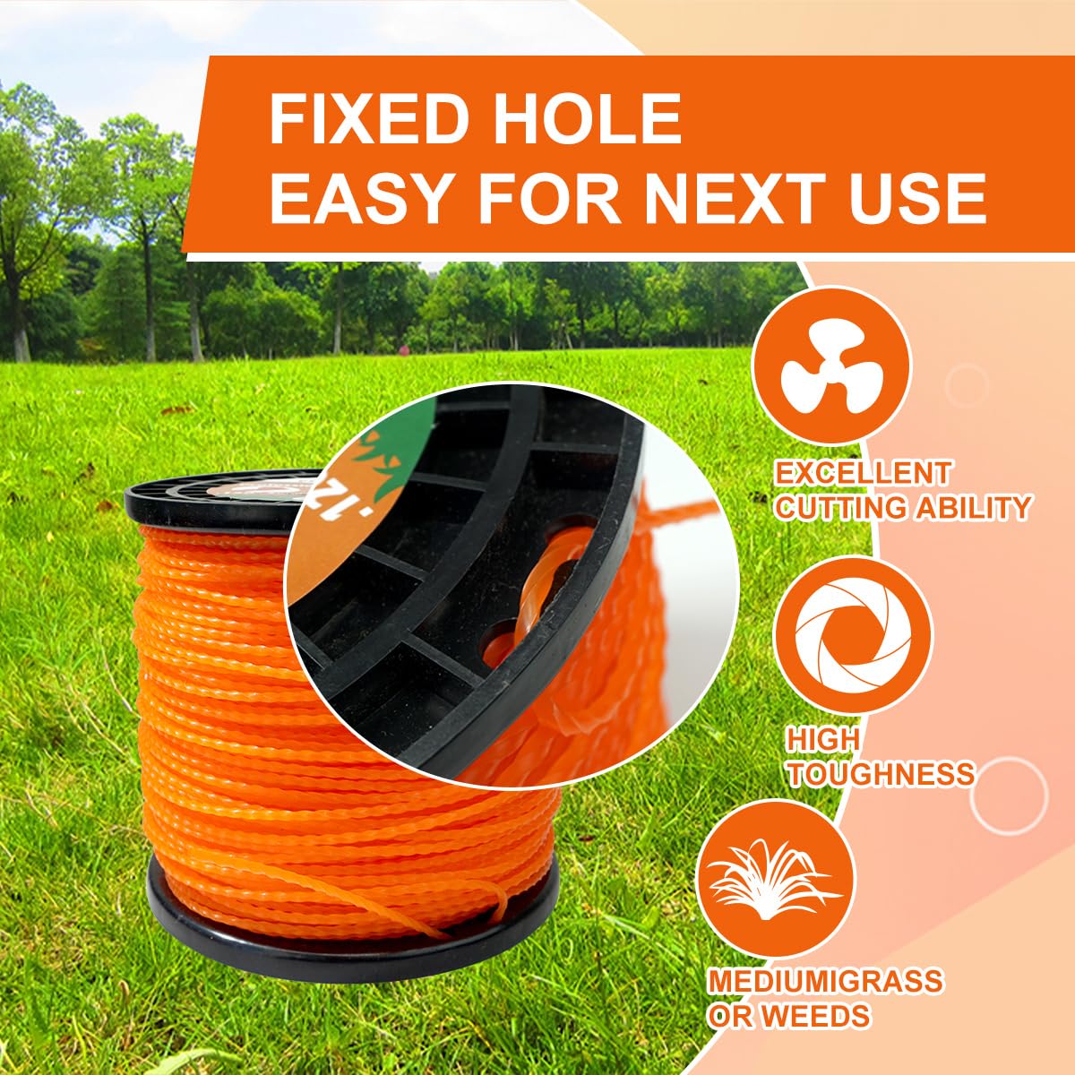 Stihl Genuine 0000 930 2617 2.7mm x 358m Square Line