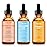 Facial Skin Care Set- Retinol Serum, Vitamin C & Hyaluronic Acid for Face - Anti Aging Face Serum Set for Women - Firm, Wrinkle Smoothing, Dark Spot Corrector, Brighten Dullness