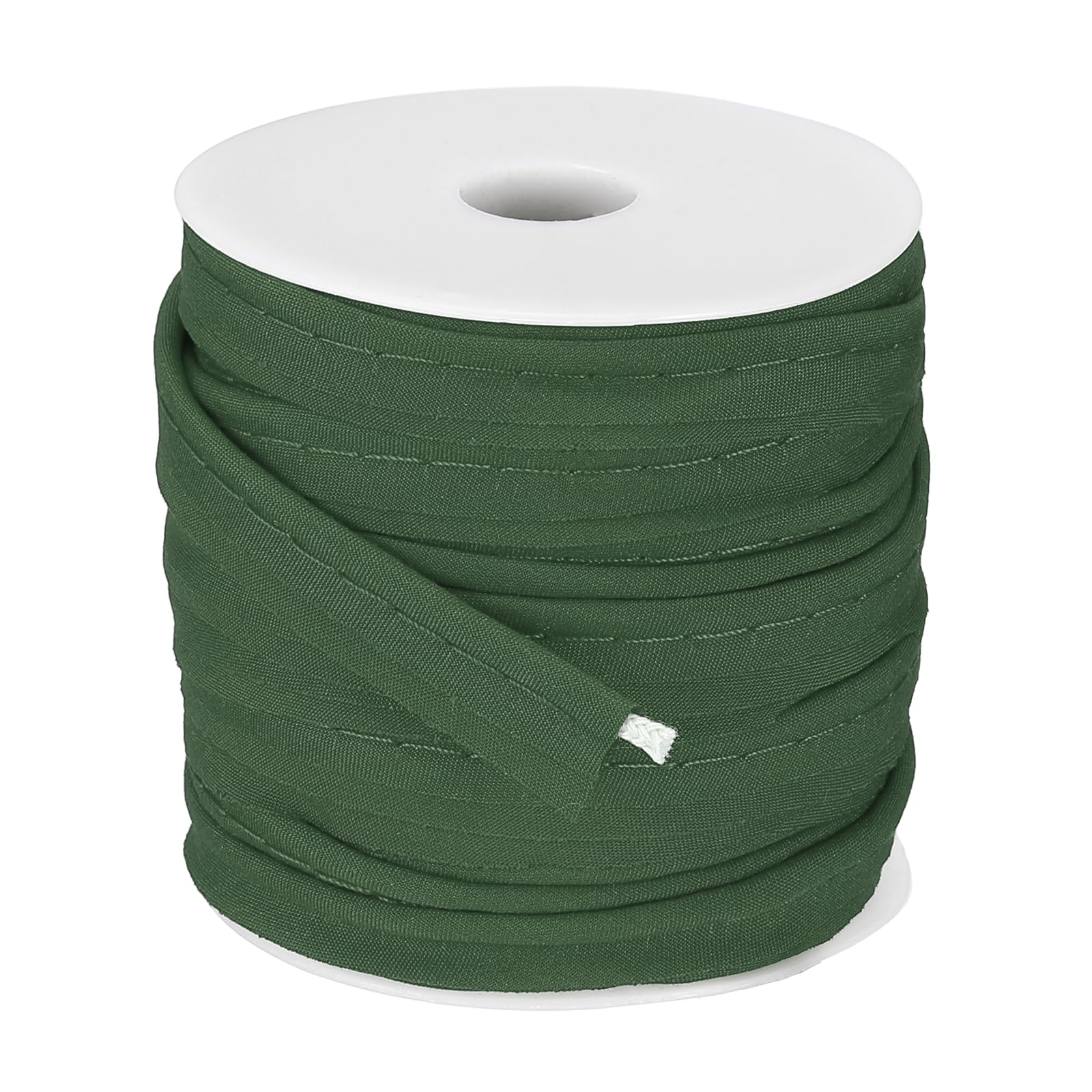 sourcing map Piping Trim Bias Tape, 3/8 Inch 25 Yards Cotton Folding Binding Tape with Welting Cord, Decorative Sewing Trim for Home Decor Sewing DIY Crafting Clothing Fabric Edge, Olive Green