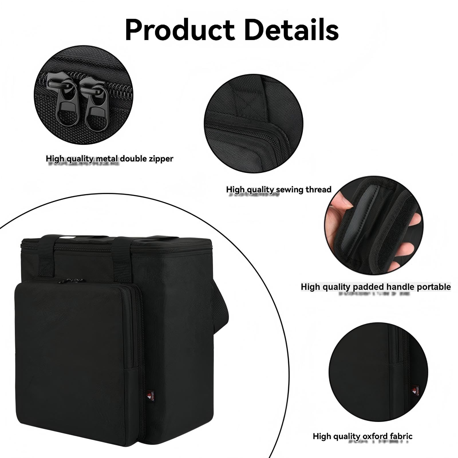 Funda de transporte de viaje compatible con amplificador de guitarra eléctrica Fender Frontman 10G, bolsa de almacenamiento con asa acolchada con bolsillo frontal organizador bolsa de