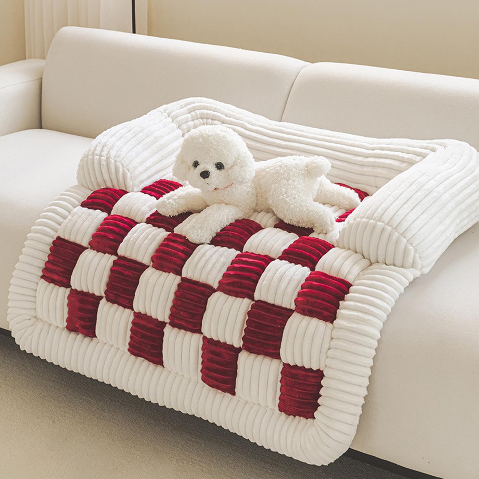 Cubierta De Sofá para Perros Cama De Franela Suave Y Gruesa De 70 | Cama Lavable Para Perros De Sofá Para Protección De Muebles Hogar Apartamento Tiempo De Siesta Y Relajación