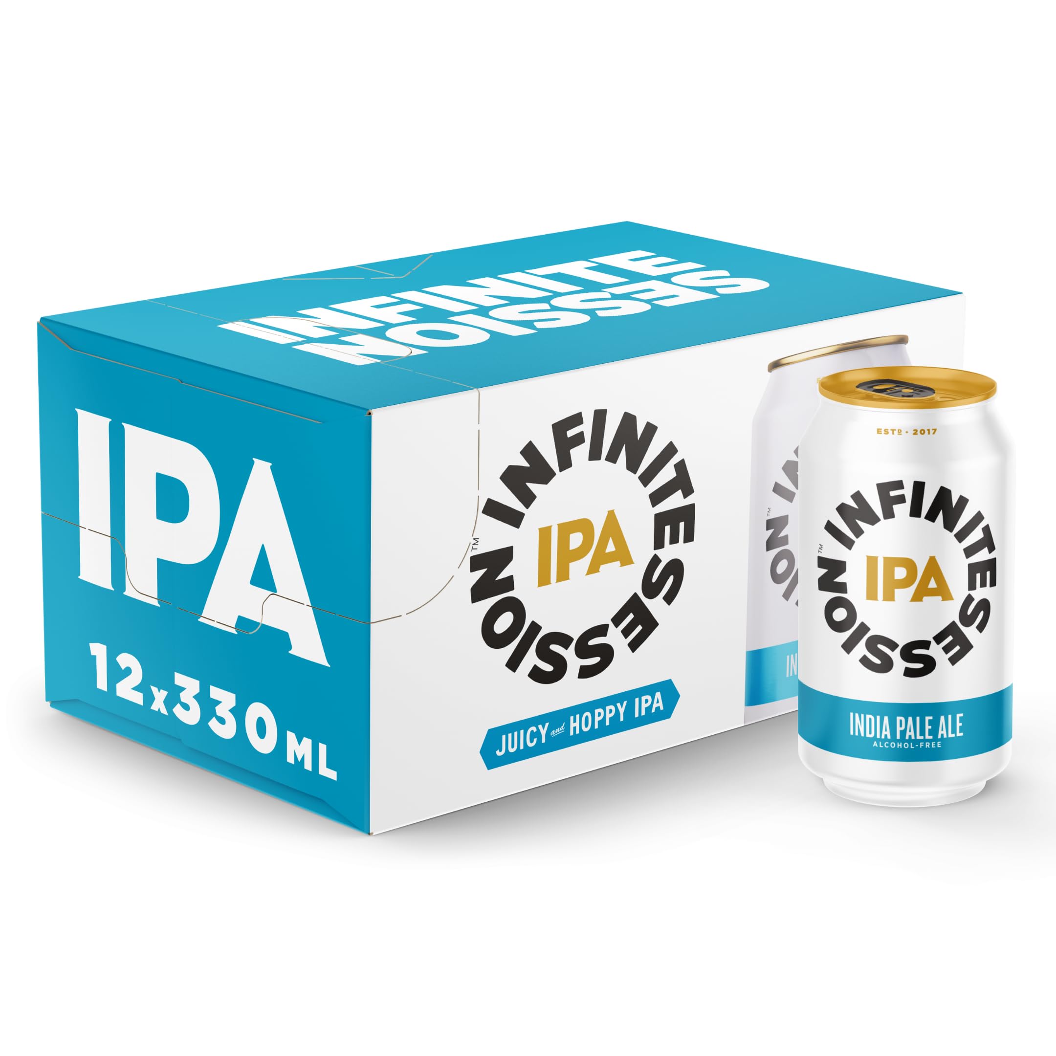 Infinite Session IPA AlcoholFree Beer, Awardwinning Ale, Full