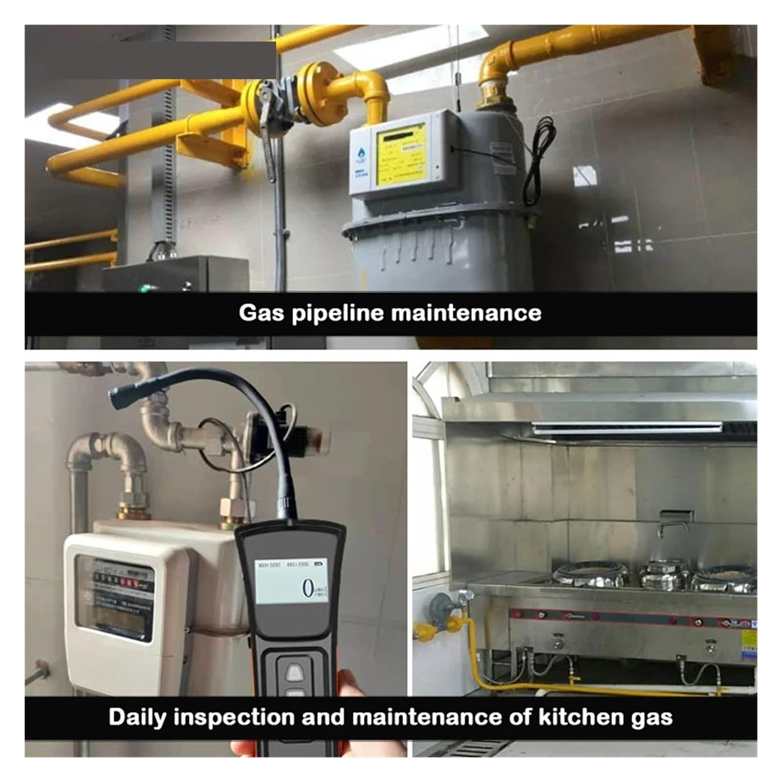 Détecteur de gaz, Détecteur de Fuite gaz avec Alarme Automatique: méthane, Naturel, pétrole liquéfié, Combustible