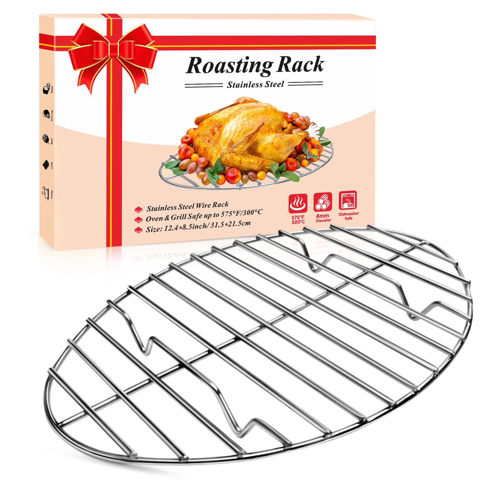 Grille pour cuisiner griller sécher au four en acier inoxydable DePango
