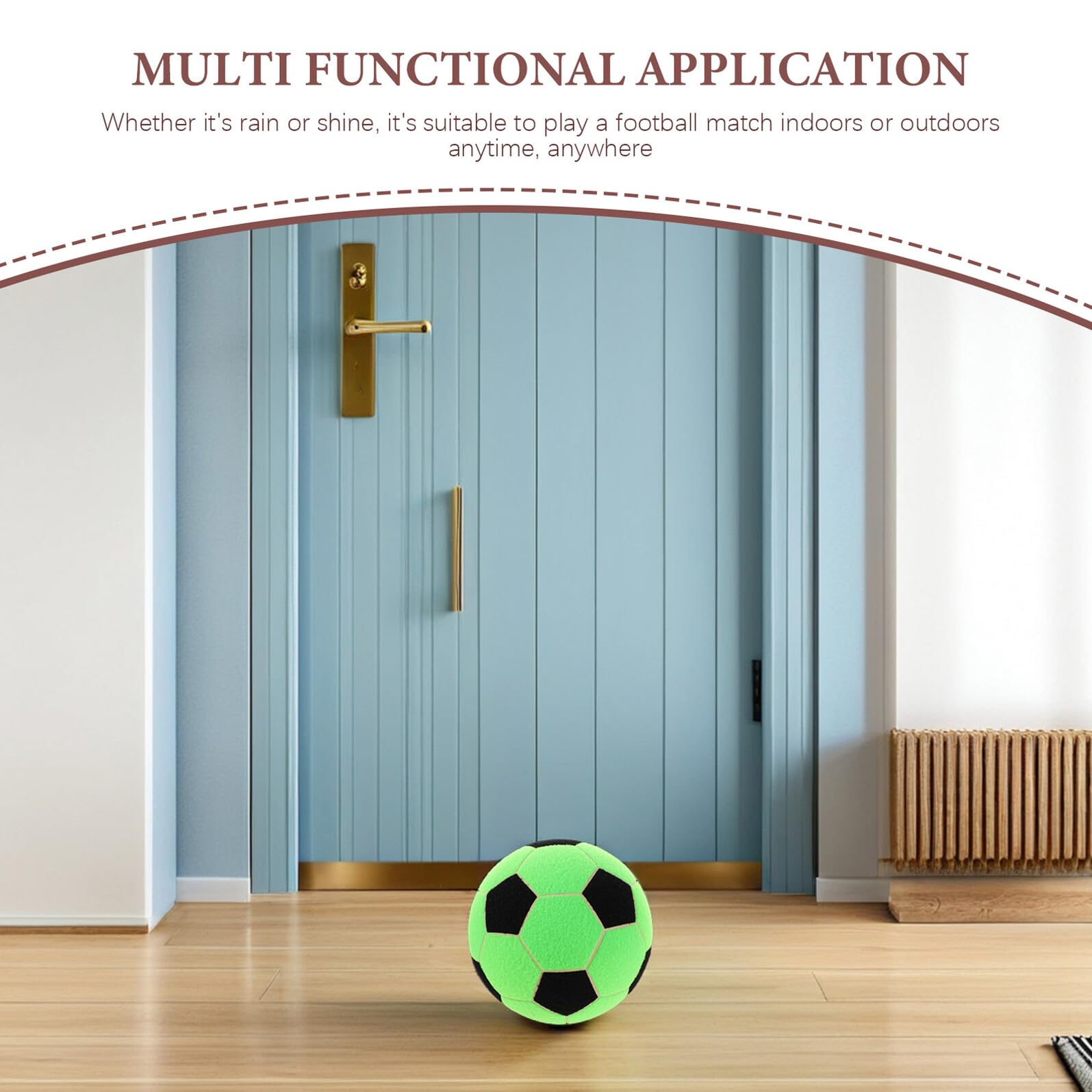 Pelota de Dardos de Fútbol Inflable de Fieltro y Caucho para Interior | 1 Pelota Incluida, Juguete Interactivo para Fiestas de Fútbol, Reuniones Familiares y Deportes Exteriores