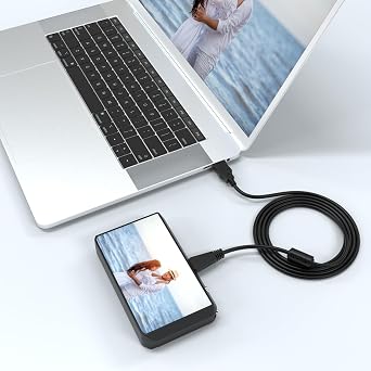 Sqrmekoko VMC-MD3 Charging & Data Cable Multi Terminal USB Cable Compatible with Sony Cyber-Shot Cameras Fits DSC-WX30, HX7, HX9, WX7, WX9, WX10, TX10, TX20, TX55, TX66, TX100 (4.9ft)