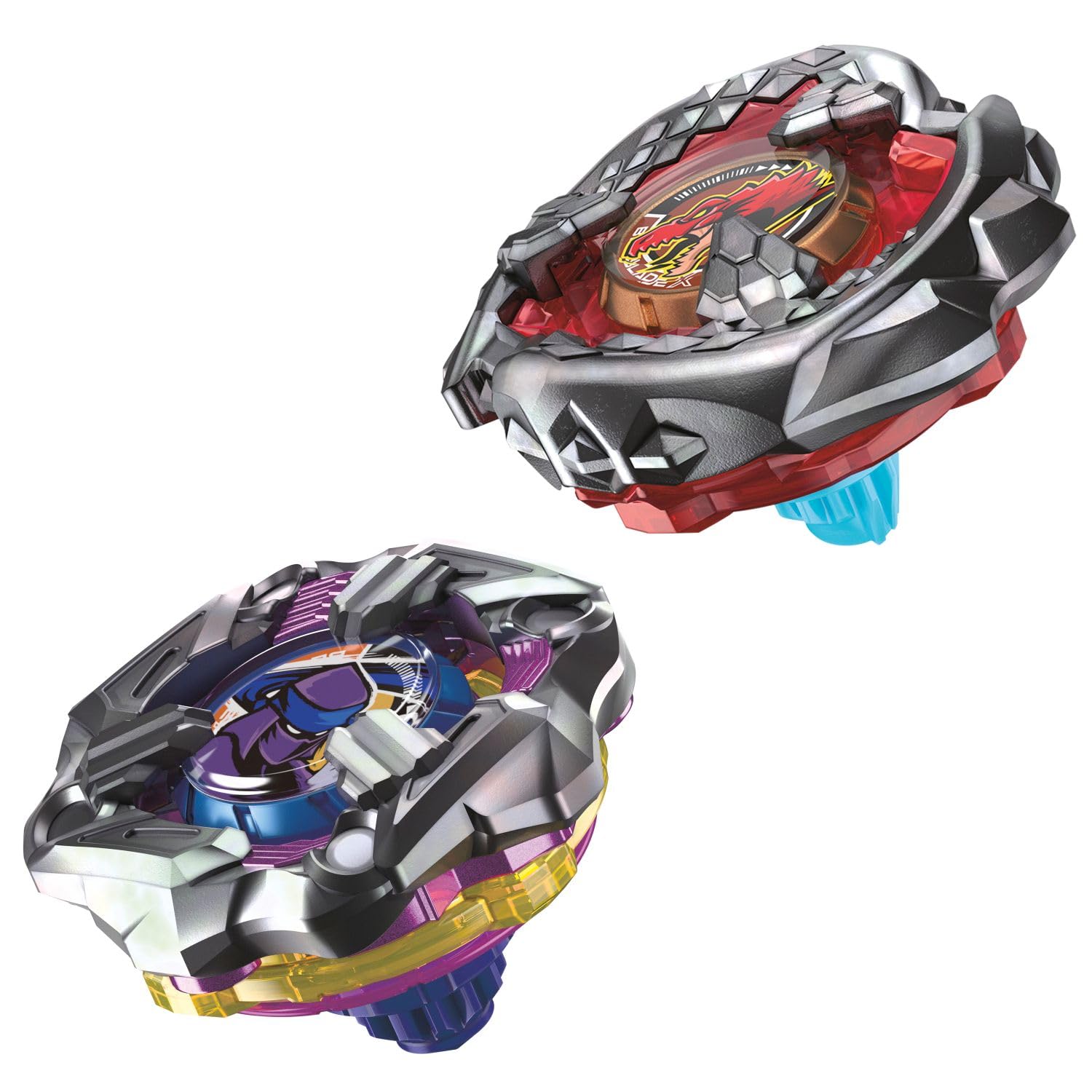 Conjunto duplo Beyblade X Beat Tyranno 4-70Q & Knife Shinobi 4