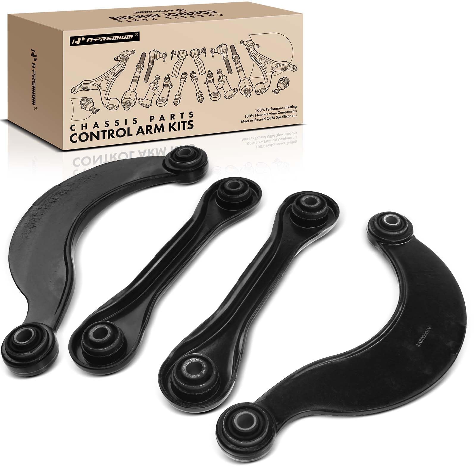 Photo 1 of ********Missing 2 pieces
**********A-Premium Set of 4, (2) Rear Forward Lower Control Arm & (2) Rear Upper Control Arm, Compatible with Ford & Volvo - 2000-2018 - Focus C-Max & C30 C70 S40 V50, FWD Only