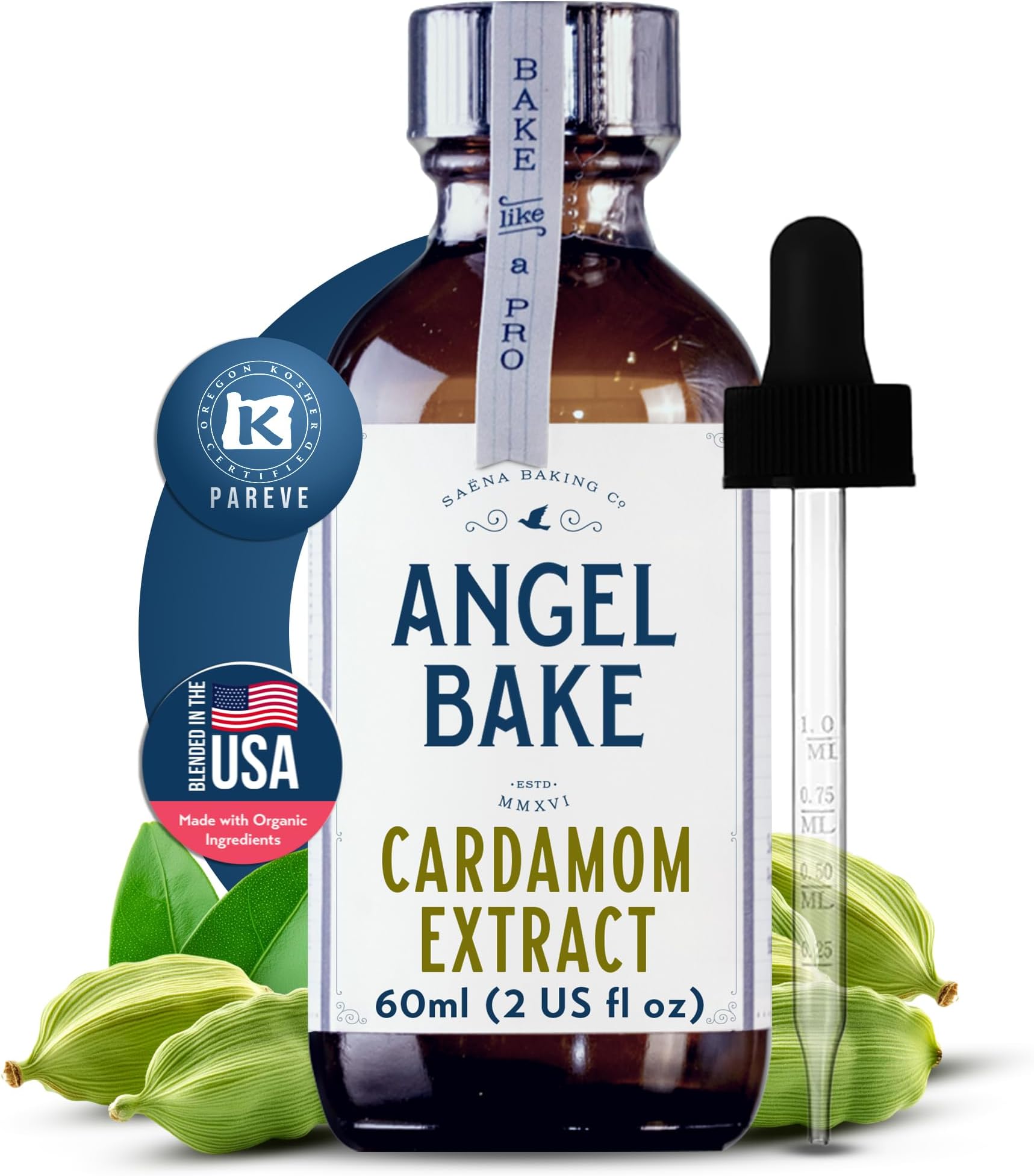 Pure Cardamom Extract for Baking and Mixology - Authentic Natural Flavoring f...