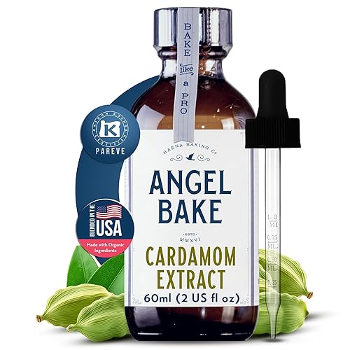 Pure Cardamom Extract for Baking and Mixology - 100 Servings