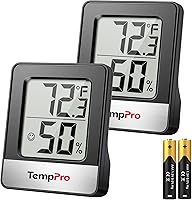 Vista 13 de ThermoPro Termómetro inalámbrico para interiores y exteriores de 500 pies, termómetro de invernadero exterior con sensor de temperatura, termómetros
