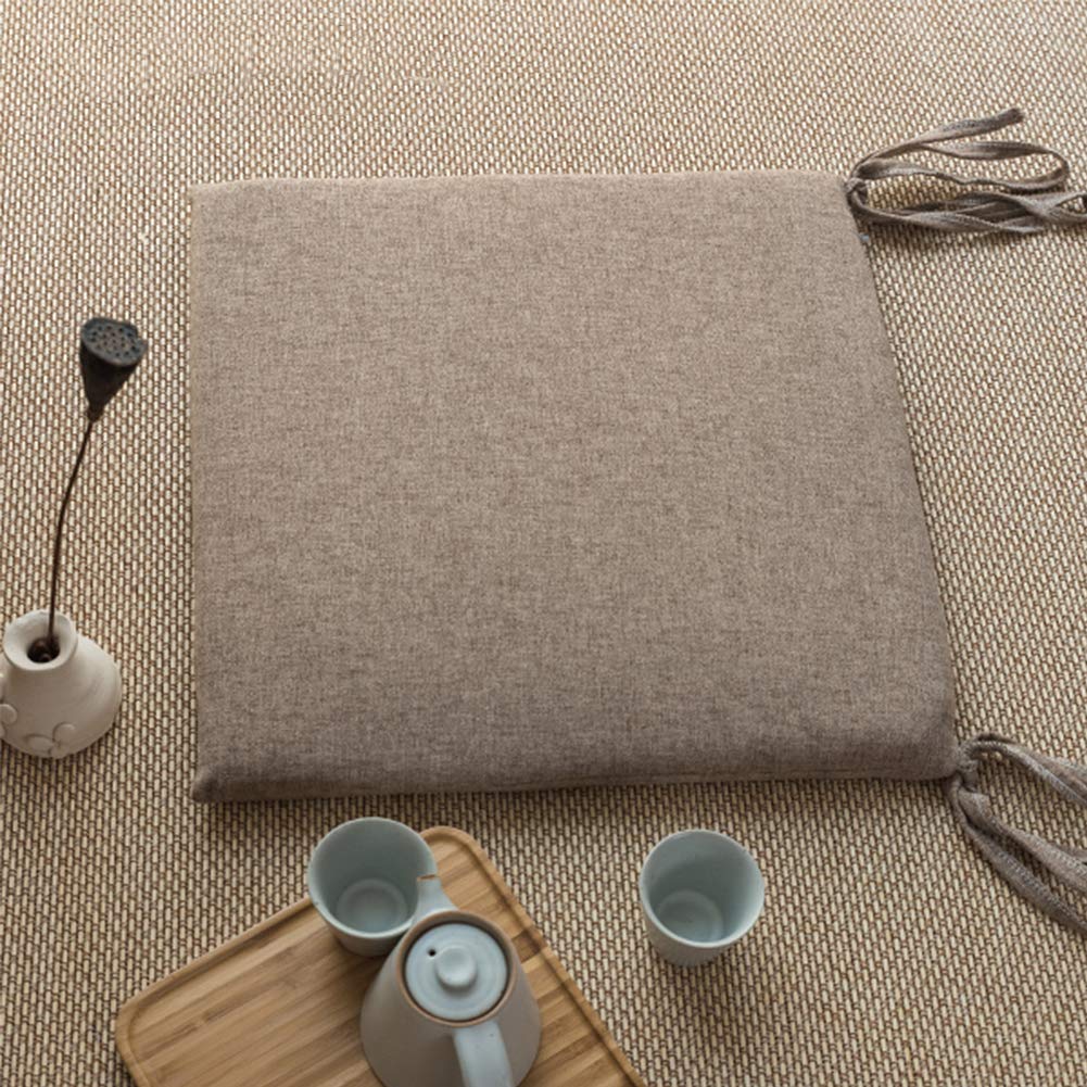 Cojín Tatami japonés cuadrado y suave de 0.1 m2 para sillas