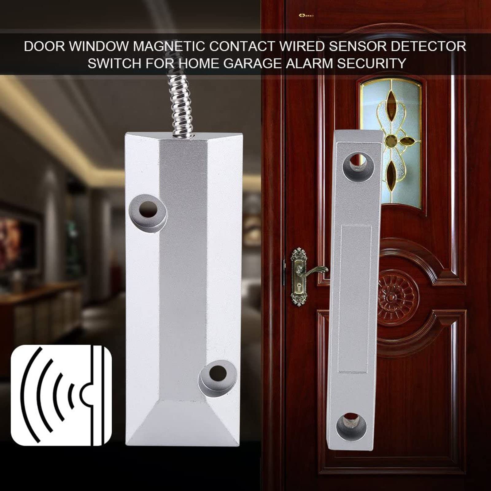 Antivol Serrure De Porte Avec Alarme - Alliage Aluminium - Sécurité Maison