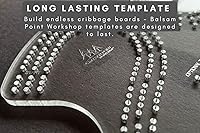 Vista 5 de 29 Plantilla de tablero de cuna de diseño, plantilla de acrílico resistente de 3 pistas con brocas, guía de enrutador, kit de proyecto