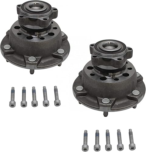 Vista 69 de TRQ Juego de 2 rodamientos y bujes de rueda trasera izquierda y derecha compatible con Ford Expedition 2007-2010 Lincoln Navigator 2007-2010