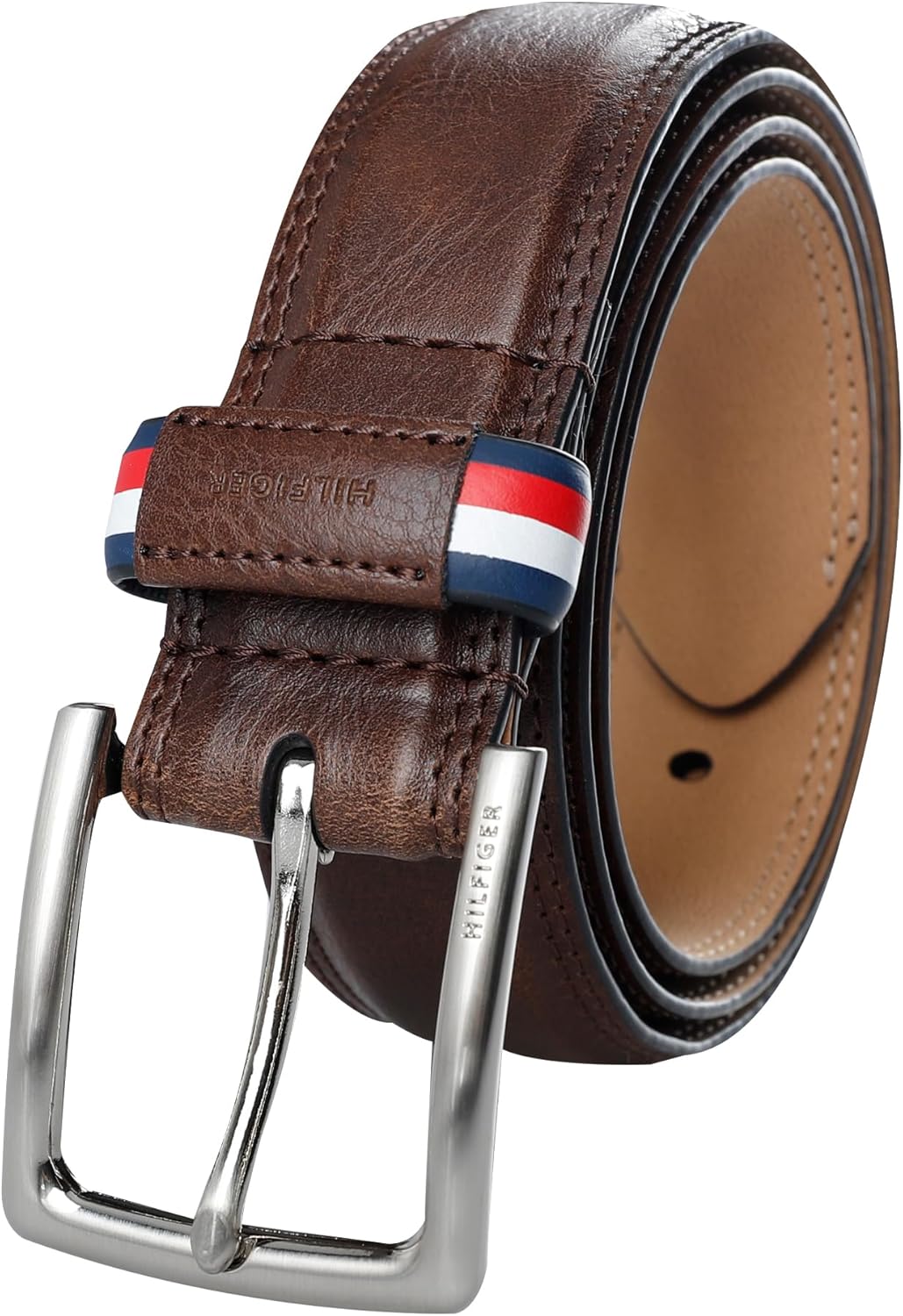 Tommy Hilfiger mens Everyday Casual Jean Belt With Classic Harness Buckle