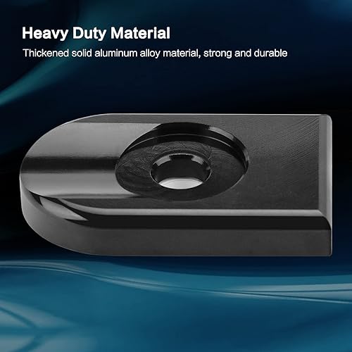 Vista 32 de Tornillo de asiento de motocicleta, tornillo de montaje moleteado para guardabarros trasero, 1/4 "-20 roscas de repuesto para Harley Touring