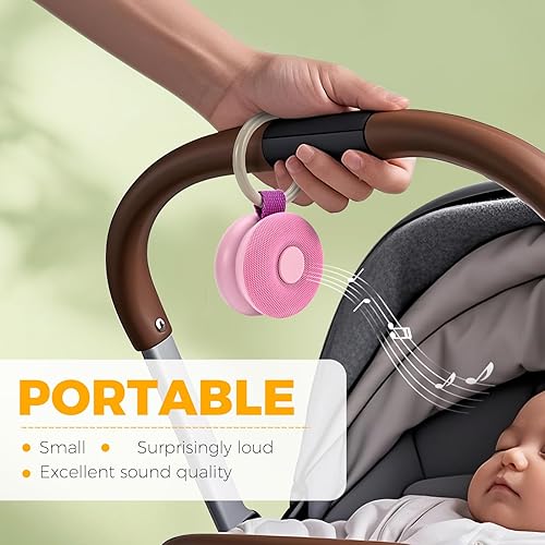 Miniatura 2 de Máquina de sonido portátil - Máquina de sonido de ruido blanco para bebé, máquina de sonido de dona de viaje para dormir, 15 sonidos relajantes y