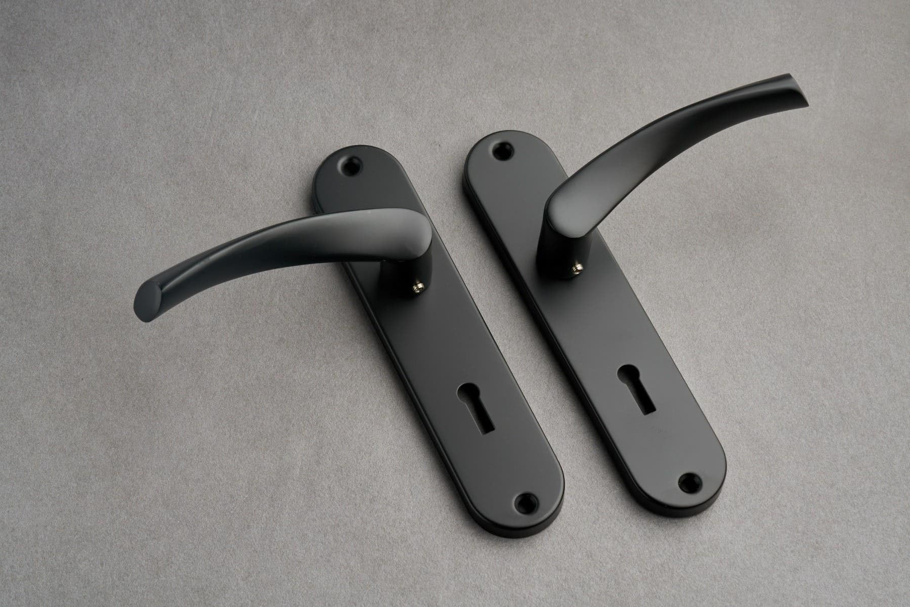 Designer Levers - Marvel Lever Lock Matt Black, Key Lock - Image 3