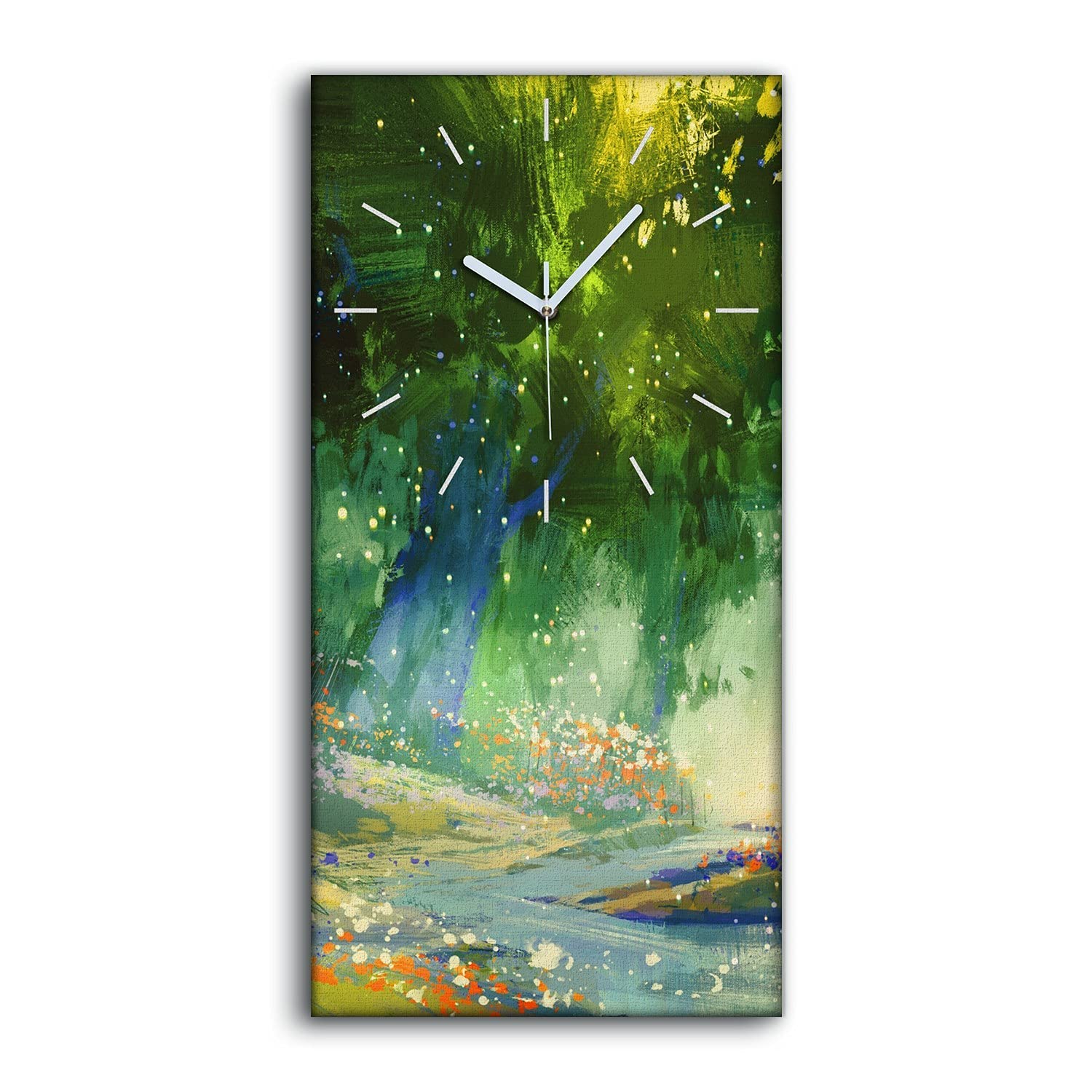 Horloge sur Toile Ne Pas Tic Tac en Silence pour Dormir Sans Bruit