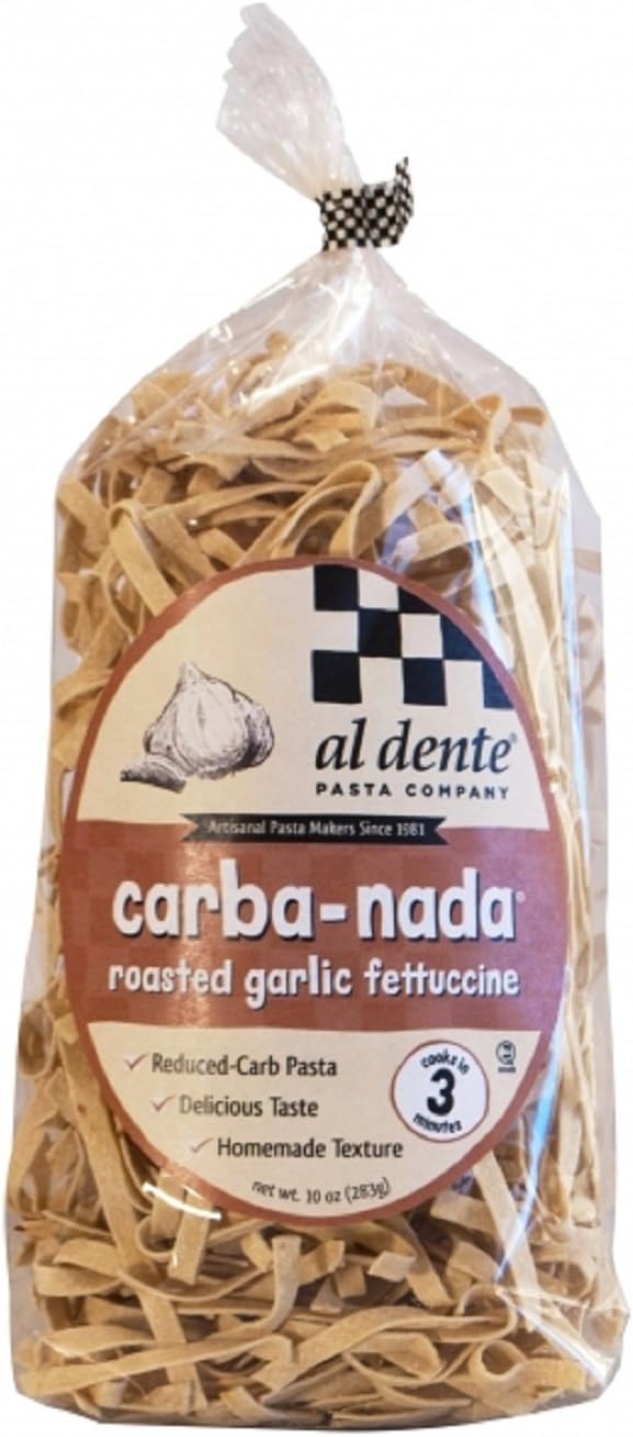 Al Dente Fettuccine, Roasted Garlic, Carba-Nada