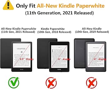 Amazon.co.jp: Huasiru 完全新型 Kindle Paperwhite 6.8インチ