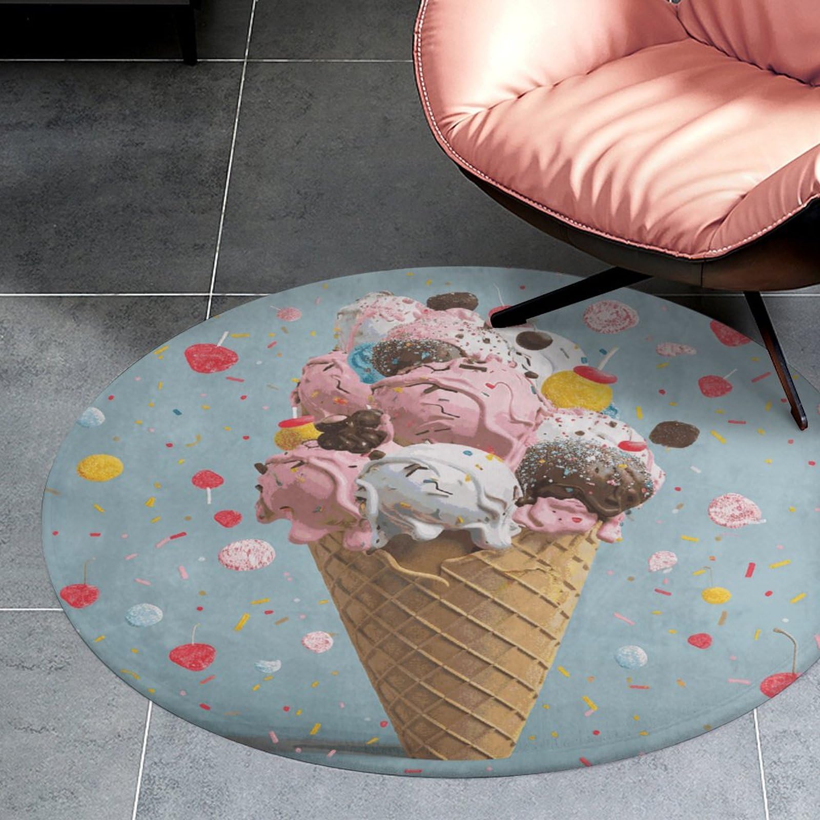 Tapis rond lavable pour cuisine et buanderie fini les glissades sur sol humide