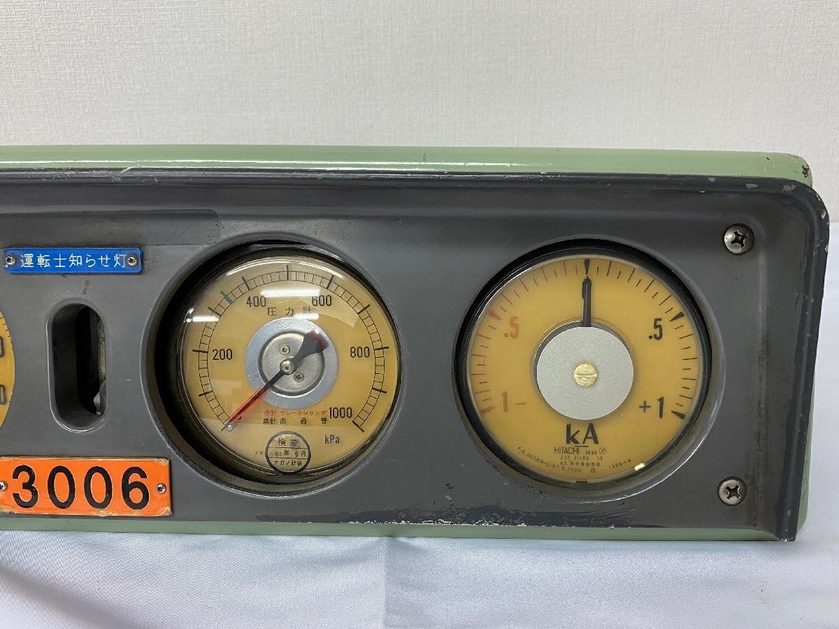 Amazon.co.jp: 6-113□メーターパネル 速度計 圧力計 電流計 鉄道部品