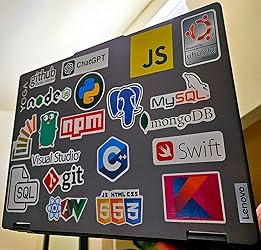 Amazon.com: ULSEIGN 120 PCS Computer Programming Language Stickers ...