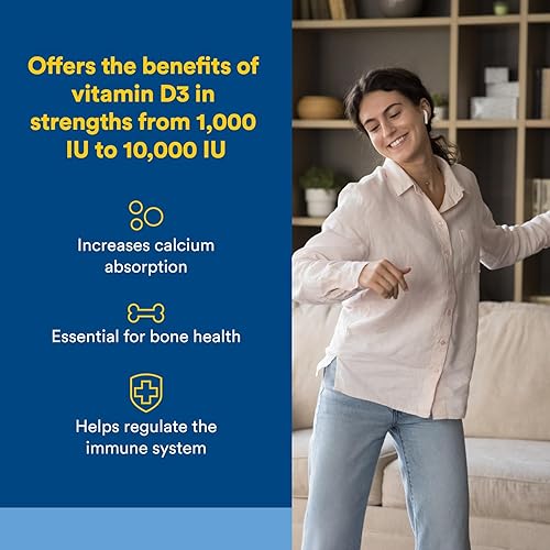 Miniatura 2 de Natural Factors - Vitamina D3 5000 UI, apoya huesos saludables, 120 geles blandos