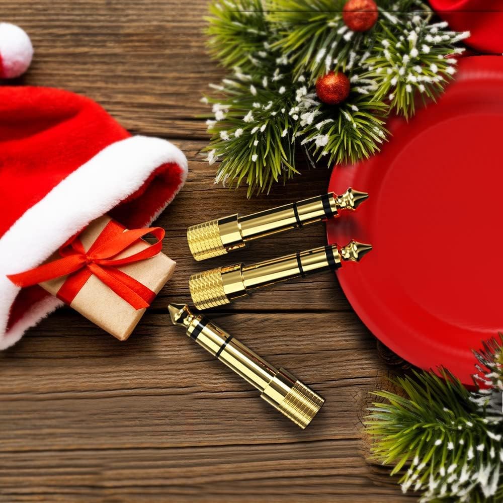 Neasy 6.35mm 1/4 inch Male to 3.5mm 1/8 inch Female Stereo Audio Adapter Converter, 1/4 to 1/8 Headphone Adapter, 6.35mm to 3.5mm Adapter for Guitars Amp,Amp Headphone Adapter,Piano Headphone Adapter : Electronics